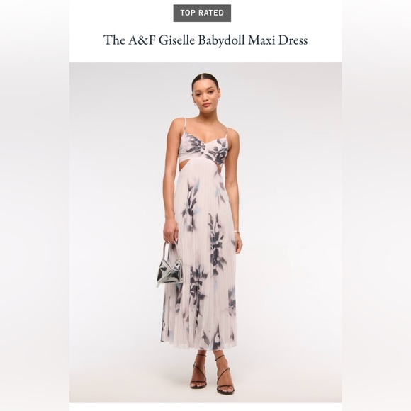 Abercrombie & Fitch Giselle Babydoll Floral Maxi Dress - Picture 2 of 12